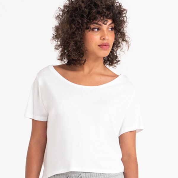 Ecologie Ladies Daintree EcoViscose Cropped T-Shirt Thumbnail
