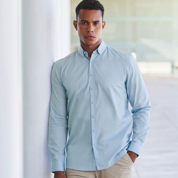 Long sleeve ‘cotton-feel’ Coolplus® shirt Thumbnail